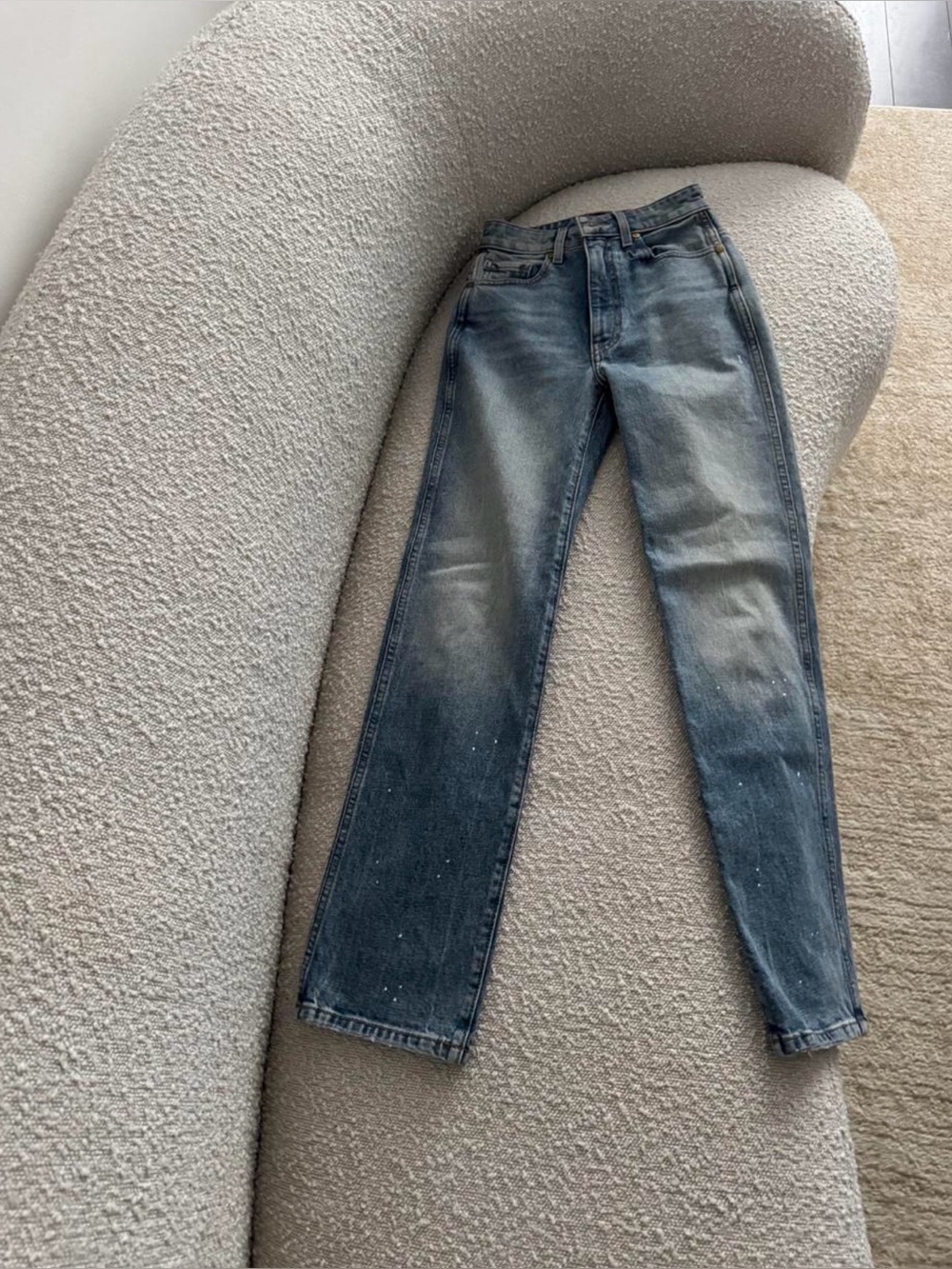 Khaite light wash Abigail jeans
